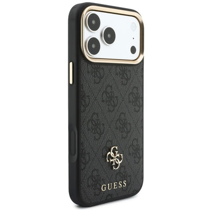 Husa MagSafe pentru Apple iPhone 18 Pro Max / 17 Pro Max, Guess, 4G Cardslot, Neagra