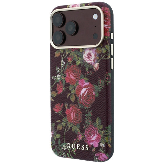 Husa MagSafe pentru Apple iPhone 18 Pro Max / 17 Pro Max, Guess, Blossom Roses Print, Visinie