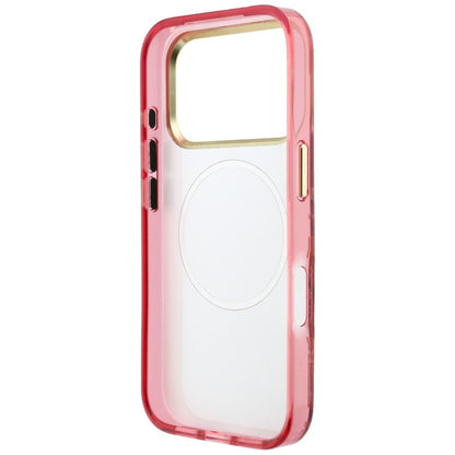 Husa MagSafe pentru Apple iPhone 18 Pro Max / 17 Pro Max, Guess, IML Glitter Blossom Roses, Visinie