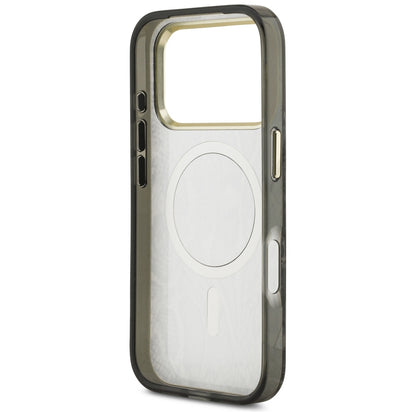 Husa MagSafe pentru Apple iPhone 18 Pro Max / 17 Pro Max, Guess, Python Pattern, Neagra
