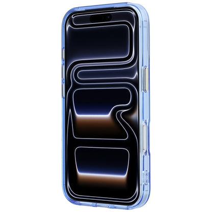 Husa MagSafe pentru Apple iPhone 18 Pro Max / 17 Pro Max, Guess, Ring Stand Script Metal Logo, Bleu