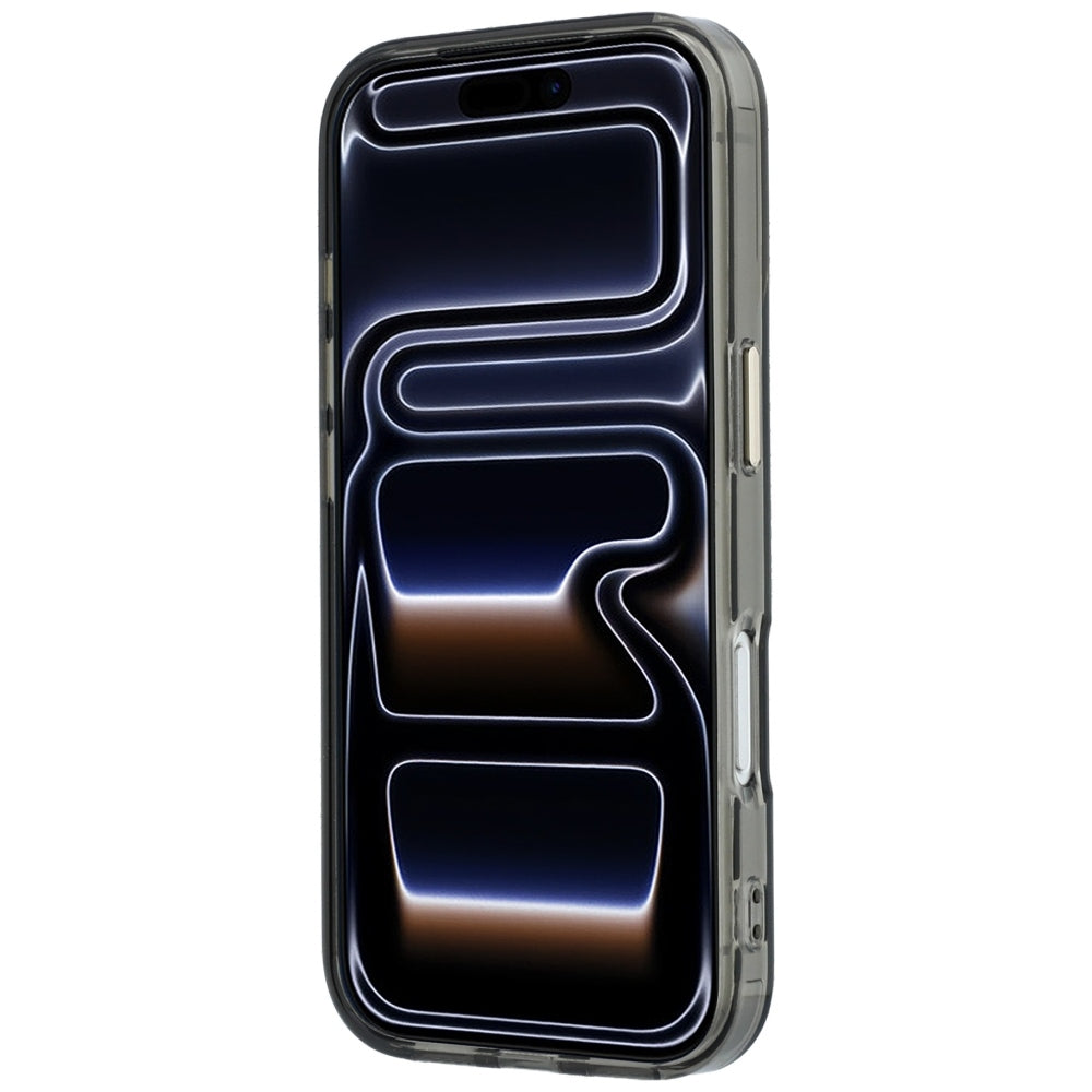 Husa MagSafe pentru Apple iPhone 18 Pro Max / 17 Pro Max, Guess, Ring Stand Script Metal Logo, Neagra