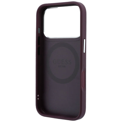 Husa MagSafe pentru Apple iPhone 18 Pro Max / 17 Pro Max, Guess, Triangle Logo, Visinie