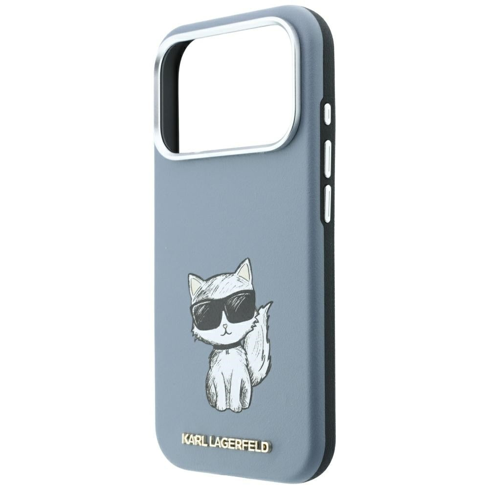 Husa MagSafe pentru Apple iPhone 18 Pro Max / 17 Pro Max, Karl Lagerfeld, Choupette Sketch, Bleu