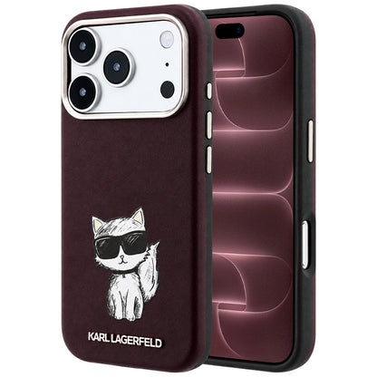 Husa MagSafe pentru Apple iPhone 18 Pro Max / 17 Pro Max, Karl Lagerfeld, Choupette Sketch, Visinie
