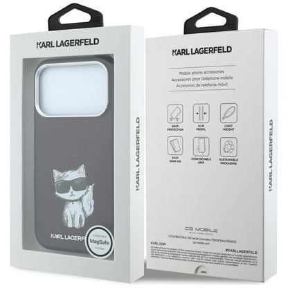 Husa MagSafe pentru Apple iPhone 18 Pro Max / 17 Pro Max, Karl Lagerfeld, Choupette Sketch, Visinie