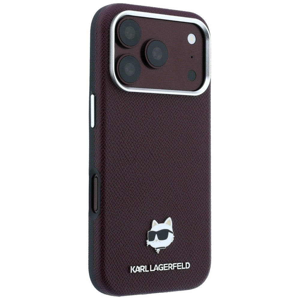 Husa MagSafe pentru Apple iPhone 18 Pro Max / 17 Pro Max, Karl Lagerfeld, Grained Choupette Head, Visinie