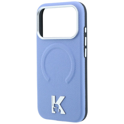 Husa MagSafe pentru Apple iPhone 18 Pro Max / 17 Pro Max, Karl Lagerfeld, Grained Embossed Ring , Bleu