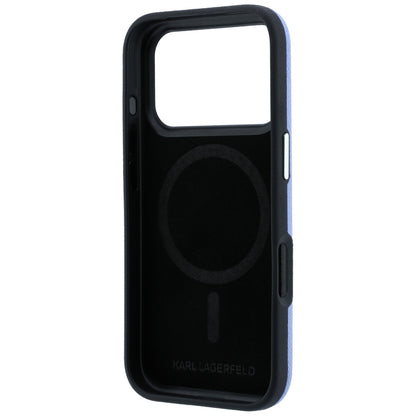 Husa MagSafe pentru Apple iPhone 18 Pro Max / 17 Pro Max, Karl Lagerfeld, Grained Embossed Ring , Bleu