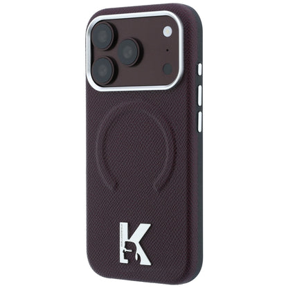 Husa MagSafe pentru Apple iPhone 18 Pro Max / 17 Pro Max, Karl Lagerfeld, Grained Embossed Ring , Visinie