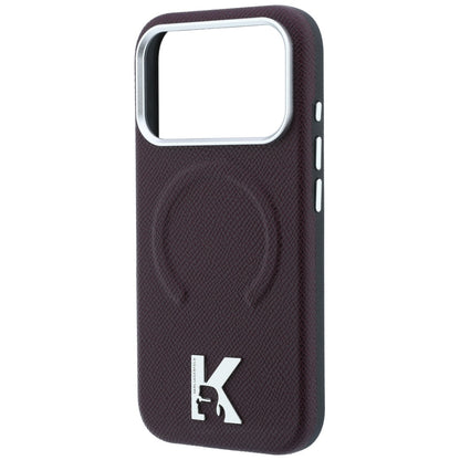 Husa MagSafe pentru Apple iPhone 18 Pro Max / 17 Pro Max, Karl Lagerfeld, Grained Embossed Ring , Visinie