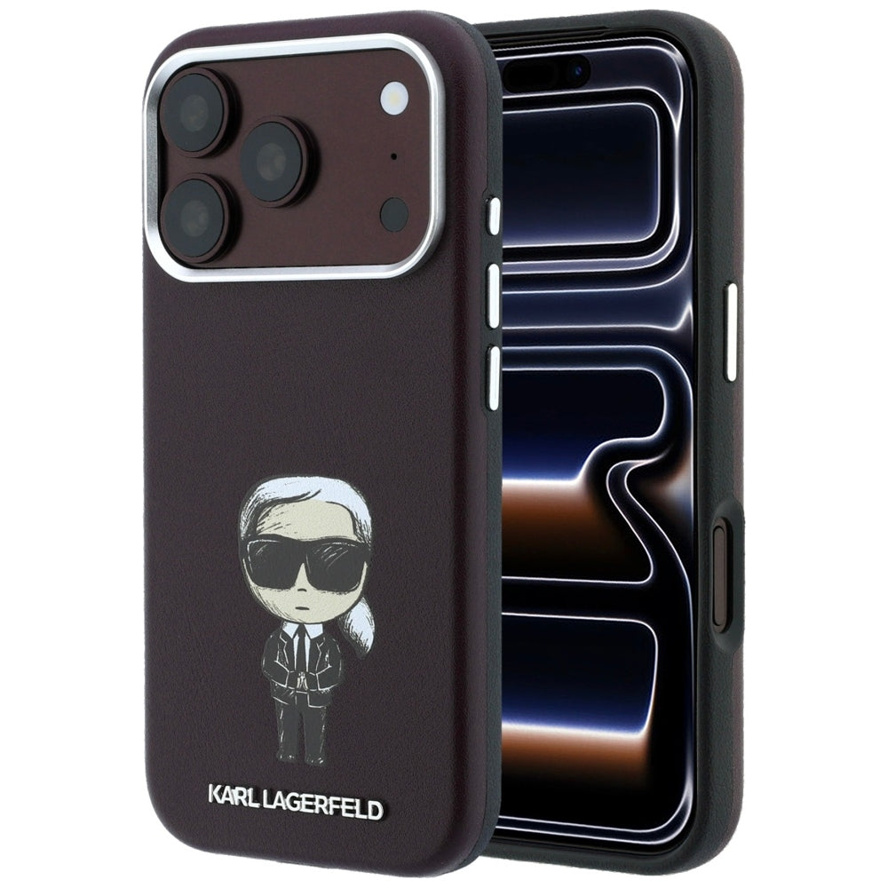 Husa MagSafe pentru Apple iPhone 18 Pro Max / 17 Pro Max, Karl Lagerfeld, HC SW Ikonik, Visinie