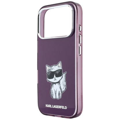 Husa MagSafe pentru Apple iPhone 18 Pro Max / 17 Pro Max, Karl Lagerfeld, IML Choupette Body Sketch Print, Visinie