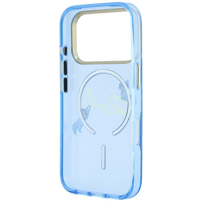 Husa MagSafe pentru Apple iPhone 18 Pro Max / 17 Pro Max, Karl Lagerfeld, IML Choupette Karl Script Logo, Bleu