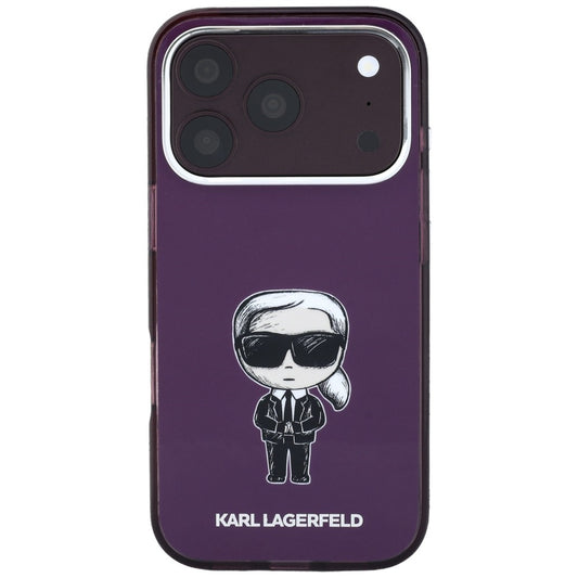 Husa MagSafe pentru Apple iPhone 18 Pro Max / 17 Pro Max, Karl Lagerfeld, IML Ikonik Sketch Print, Visinie