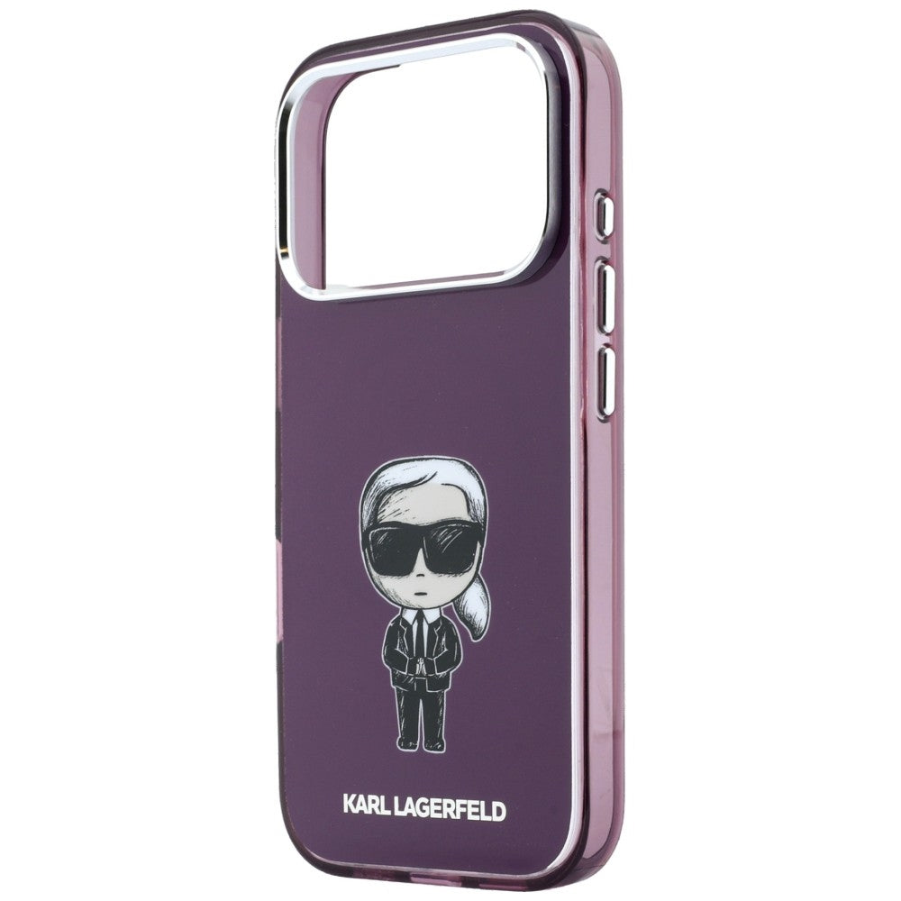 Husa MagSafe pentru Apple iPhone 18 Pro Max / 17 Pro Max, Karl Lagerfeld, IML Ikonik Sketch Print, Visinie