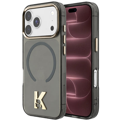 Husa MagSafe pentru Apple iPhone 18 Pro Max / 17 Pro Max, Karl Lagerfeld, IML Karl Head Logo, Neagra