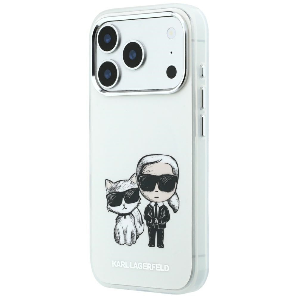 Husa MagSafe pentru Apple iPhone 18 Pro Max / 17 Pro Max, Karl Lagerfeld, KC Bodies Sketch, Bej