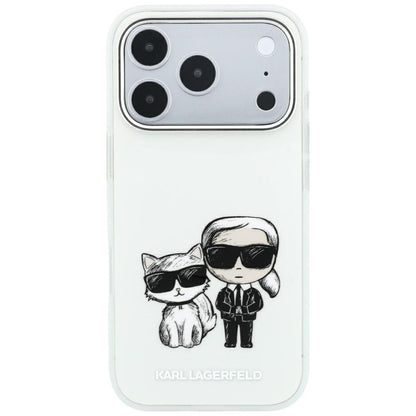 Husa MagSafe pentru Apple iPhone 18 Pro Max / 17 Pro Max, Karl Lagerfeld, KC Bodies Sketch, Bej