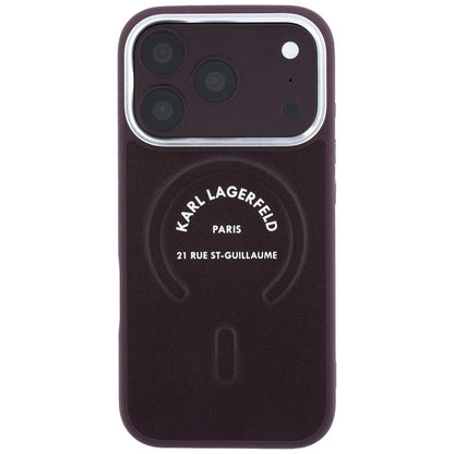 Husa MagSafe pentru Apple iPhone 18 Pro Max / 17 Pro Max, Karl Lagerfeld, Ring Karl RSG Logo, Visinie