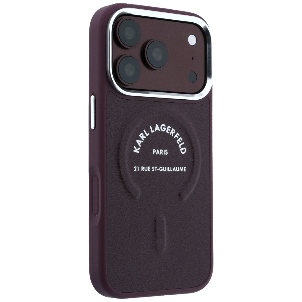 Husa MagSafe pentru Apple iPhone 18 Pro Max / 17 Pro Max, Karl Lagerfeld, Ring Karl RSG Logo, Visinie