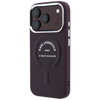 Husa MagSafe pentru Apple iPhone 18 Pro Max / 17 Pro Max, Karl Lagerfeld, Ring Karl RSG Logo, Visinie