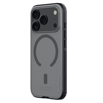 Husa MagSafe pentru Apple iPhone 18 Pro Max / 17 Pro Max, Nillkin, Super Shield Pro, Neagra Transparenta