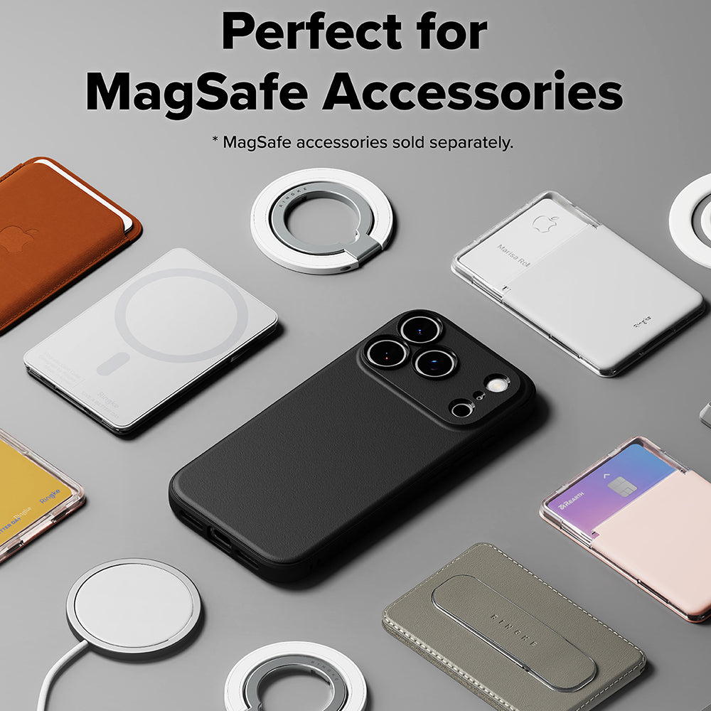 Husa MagSafe pentru Apple iPhone 18 Pro Max / 17 Pro Max, Ringke, Onyx, Neagra