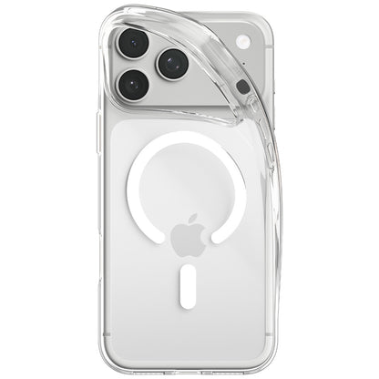 Husa MagSafe pentru Apple iPhone 18 Pro Max / 17 Pro Max, Spigen, Liquid Crystal, Transparenta Alba ACS12143