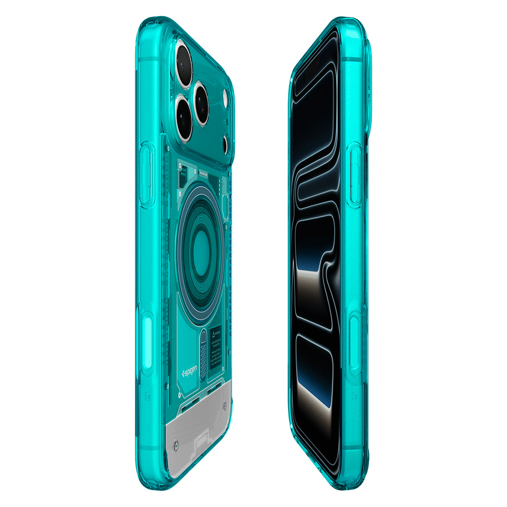 Husa MagSafe pentru Apple iPhone 18 Pro Max / 17 Pro Max, Spigen, Ultra Hybrid C-One, Turcoaz ACS11983
