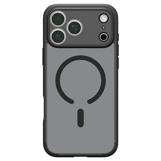 Husa MagSafe pentru Apple iPhone 18 Pro Max / 17 Pro Max, Spigen, Ultra Hybrid, Neagra Satinata ACS12123