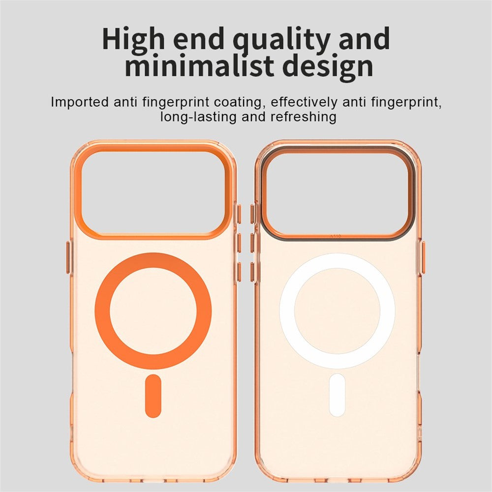 Husa MagSafe pentru Apple iPhone 18 Pro Max / 17 Pro Max, Techsuit, CandyCase, Portocalie