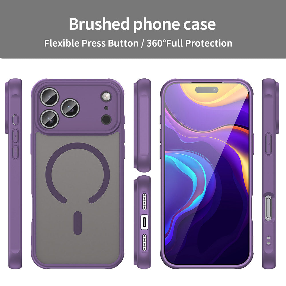 Husa MagSafe pentru Apple iPhone 18 Pro Max / 17 Pro Max, Techsuit, HaloFrost II, Mov