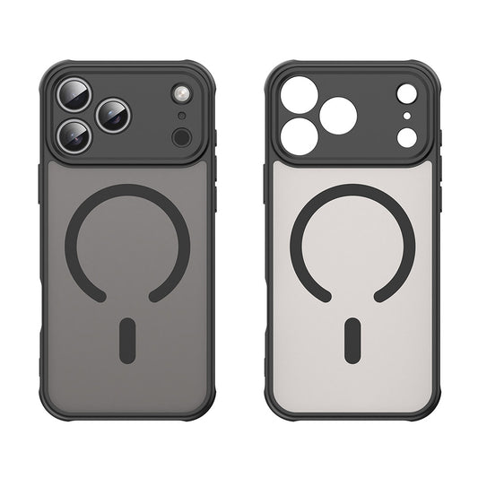 Husa MagSafe pentru Apple iPhone 18 Pro Max / 17 Pro Max, Techsuit, HaloFrost II, Neagra