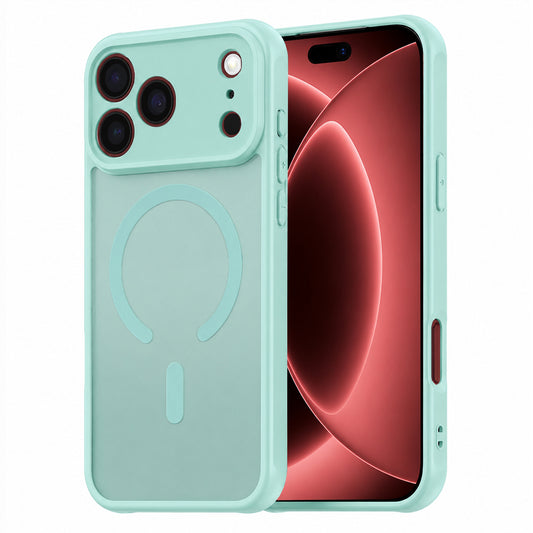 Husa MagSafe pentru Apple iPhone 18 Pro Max / 17 Pro Max, Techsuit, HaloFrost II, Verde Deschis