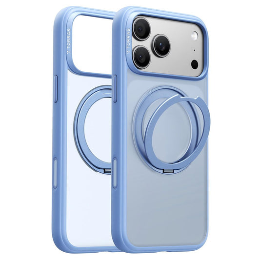 Husa MagSafe pentru Apple iPhone 18 Pro Max / 17 Pro Max, Torras, Ostand O1 Guardian, Albastra