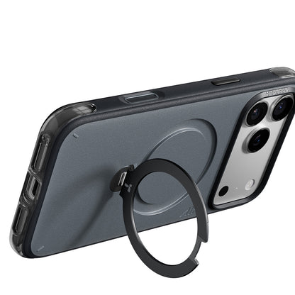 Husa MagSafe pentru Apple iPhone 18 Pro Max / 17 Pro Max, Torras, Ostand Q3 Air Essential, Neagra