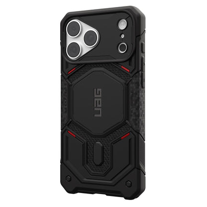 Husa MagSafe pentru Apple iPhone 18 Pro Max / 17 Pro Max, Urban Armor Gear Kevlar, Monarch Pro, Neagra