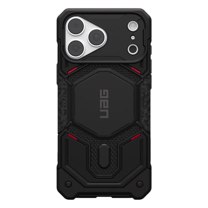 Husa MagSafe pentru Apple iPhone 18 Pro Max / 17 Pro Max, Urban Armor Gear Kevlar, Monarch Pro, Neagra