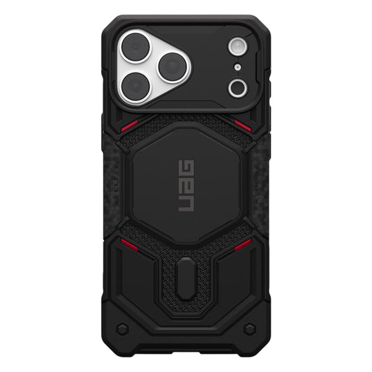Husa MagSafe pentru Apple iPhone 18 Pro Max / 17 Pro Max, Urban Armor Gear, Monarch Pro Kevlar, Neagra
