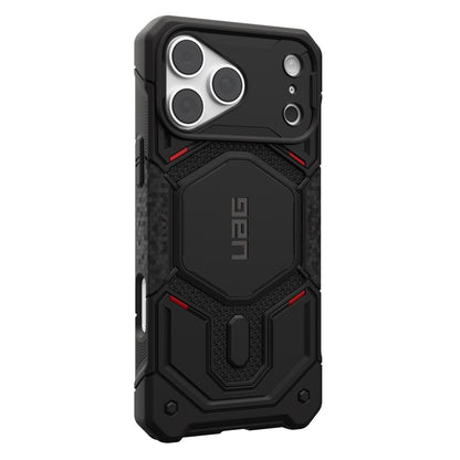 Husa MagSafe pentru Apple iPhone 18 Pro Max / 17 Pro Max, Urban Armor Gear Kevlar, Monarch Pro, Neagra