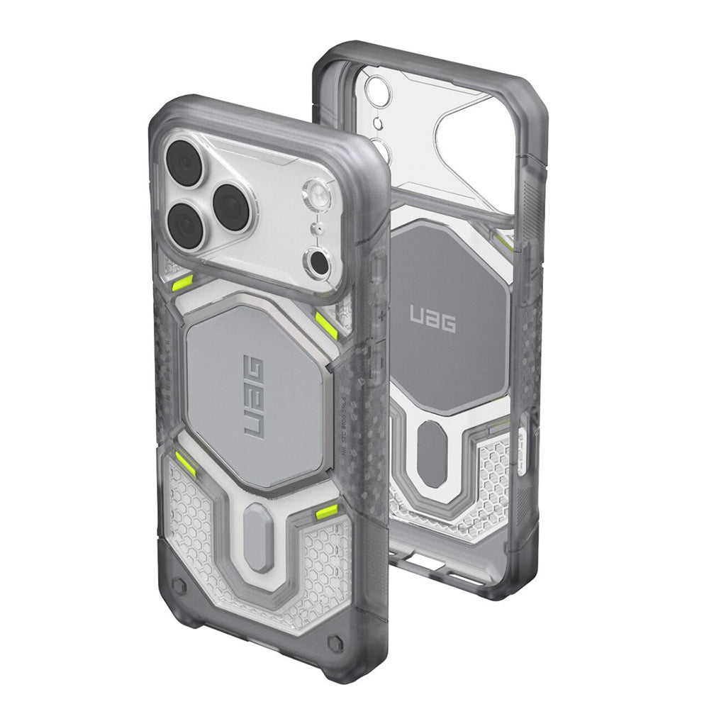 Husa MagSafe pentru Apple iPhone 18 Pro Max / 17 Pro Max, Urban Armor Gear, Monarch Pro, Argintie