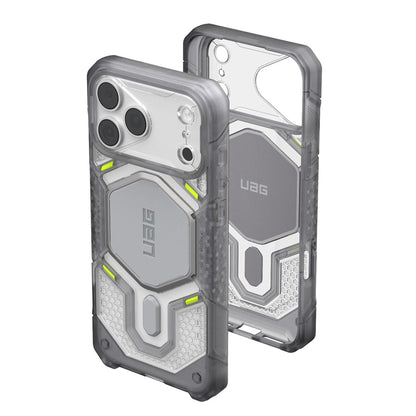 Husa MagSafe pentru Apple iPhone 18 Pro Max / 17 Pro Max, Urban Armor Gear, Monarch Pro, Argintie