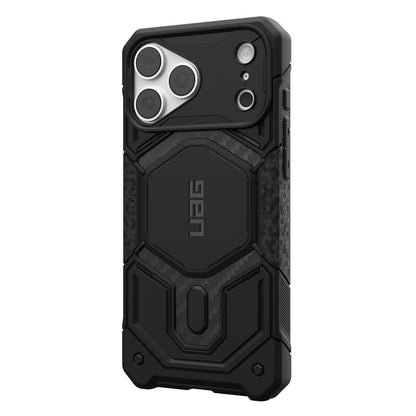 Husa MagSafe pentru Apple iPhone 18 Pro Max / 17 Pro Max, Urban Armor Gear, Monarch Pro Carbon, Neagra