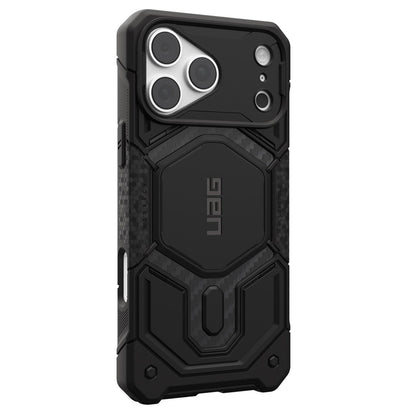 Husa MagSafe pentru Apple iPhone 18 Pro Max / 17 Pro Max, Urban Armor Gear, Monarch Pro Carbon, Neagra