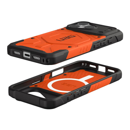 Husa MagSafe pentru Apple iPhone 18 Pro Max / 17 Pro Max, Urban Armor Gear, Pathfinder, Portocalie