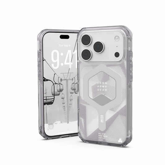 Husa MagSafe pentru Apple iPhone 18 Pro Max / 17 Pro Max, Urban Armor Gear, Plyo, Argintie