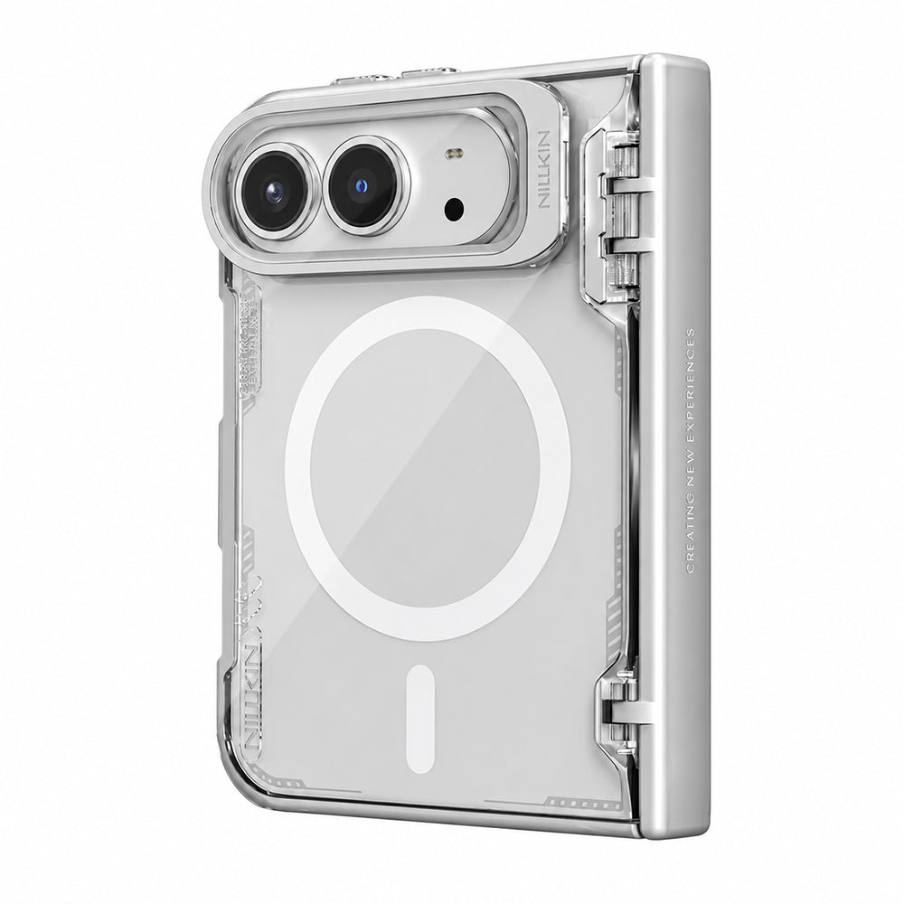 Husa MagSafe pentru Apple iPhone Duo, Nillkin, Iceblade Prop, Gri