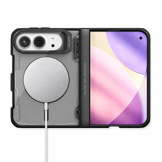 Husa MagSafe pentru Apple iPhone Duo, Nillkin, Iceblade Prop, Neagra