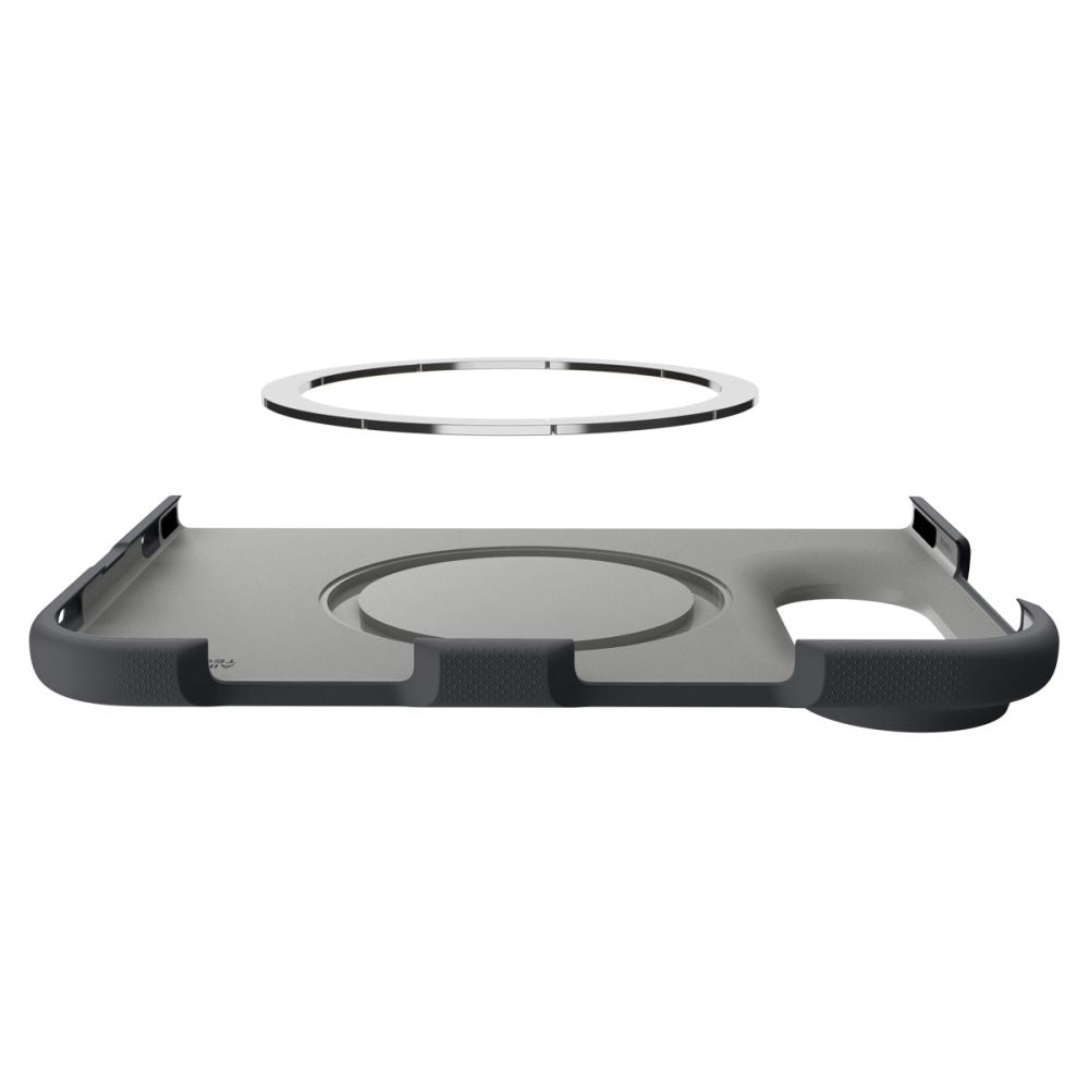 Husa MagSafe pentru Apple iPhone Duo, Spigen, Nano Pop, Neagra ACS11687